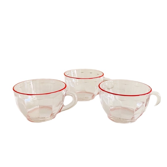 Vintage - Set of 3 Duralex Teacups - Picture 1 of 6